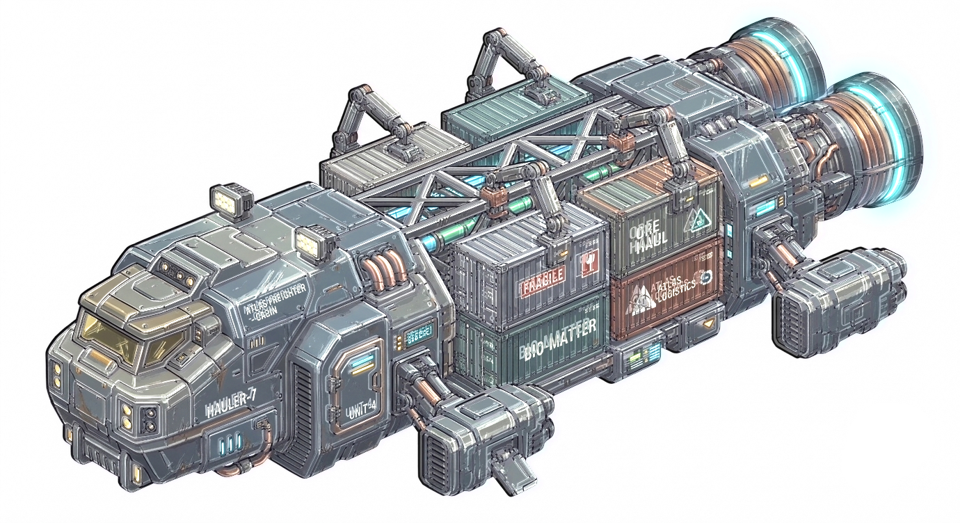 Freighter, fully laden